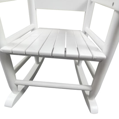 Children's Rocking Chair Indoor Or Outdoor, Suitable For Kids, Durable - White