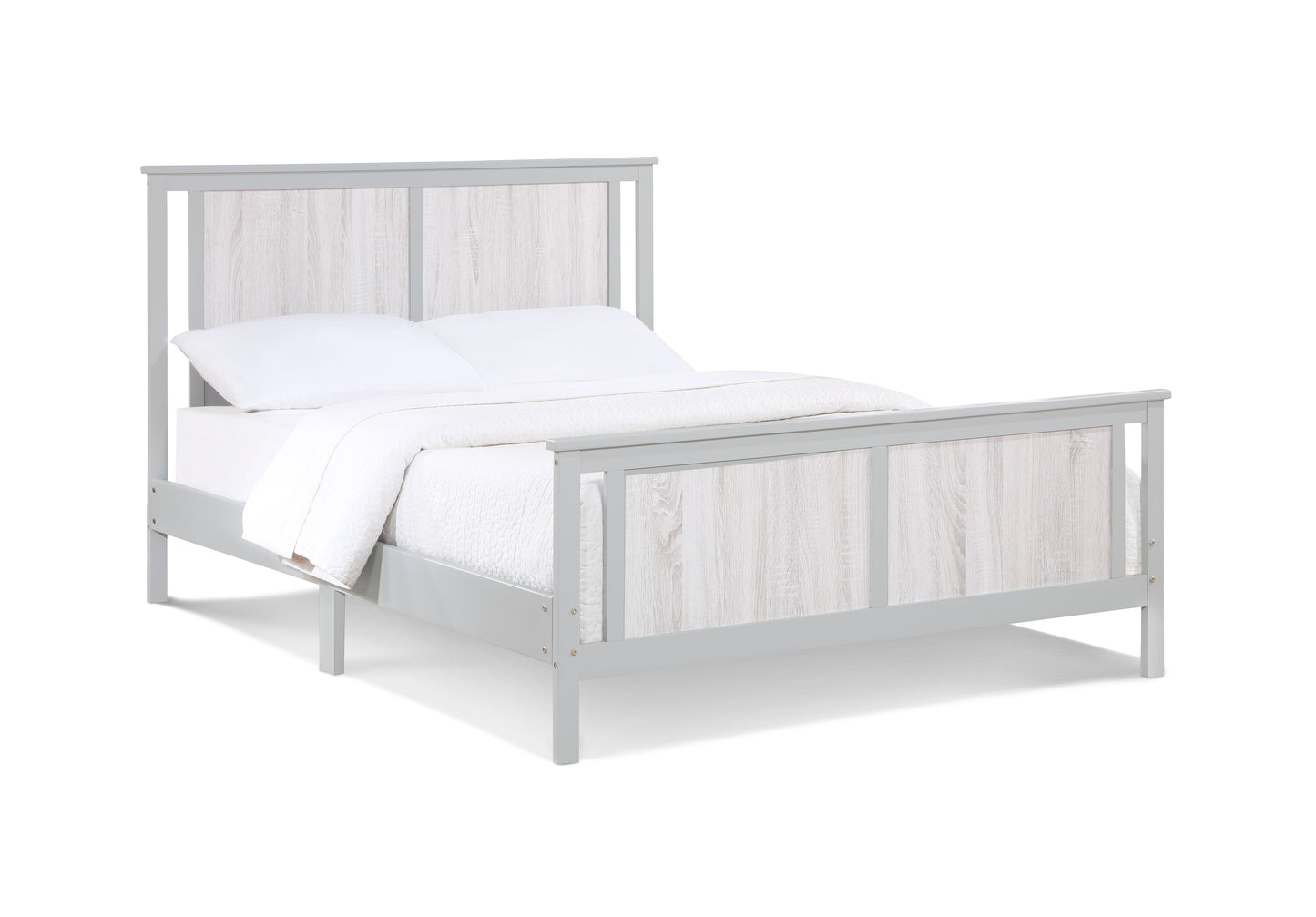 Connelly - Reversible Panel Full Bed - Gray, Rockport Gray