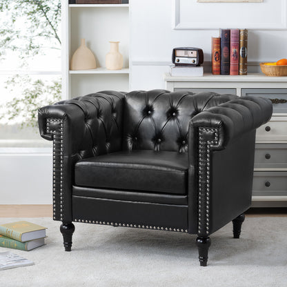 1 Seater Sofa - Black