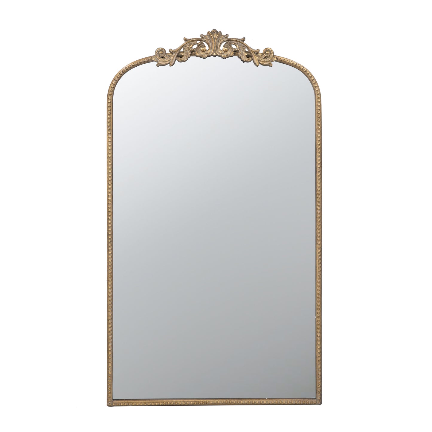 Arch Mirror, Baroque Inspired Wall Decor For Bathroom, Bedroom, Living Room - Gold