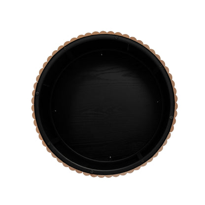 Coffee Table (Set of 2), Round Coffee Table, Modern Side Tables Accent End Table For Living Room - Black