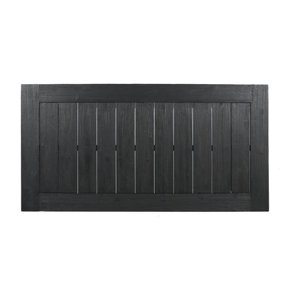 Outdoor Dining Table - Sandblast Dark Gray