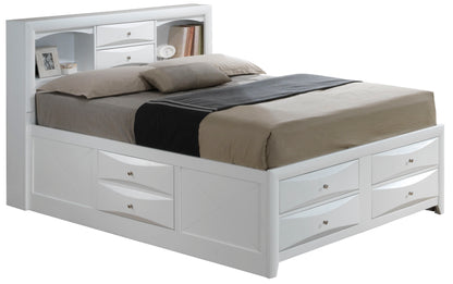 Marilla - Full Storage Bed - White