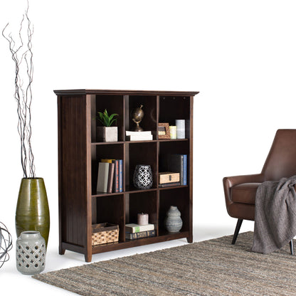 Acadian - 9 Cube Bookcase And Storage Unit - Brunette Brown