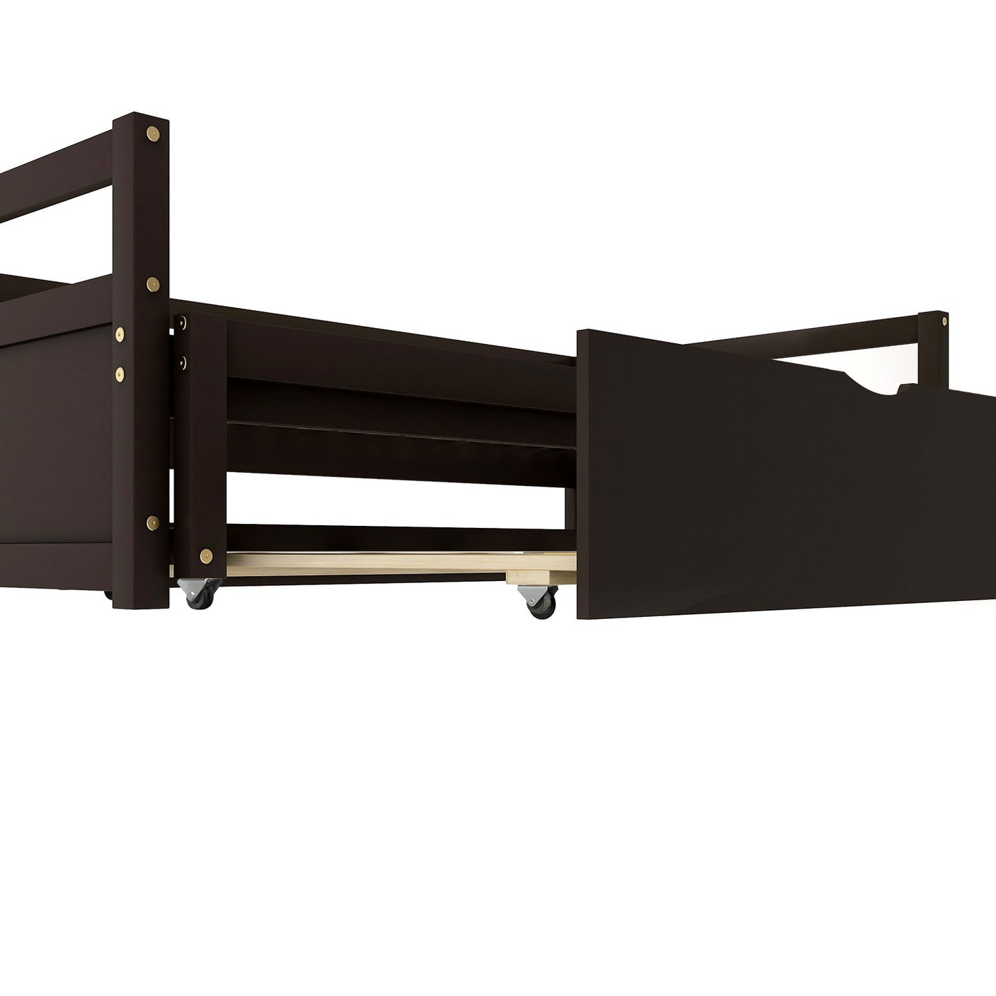 Extending Daybed With Trundle, Daybed With Trundle - Espresso