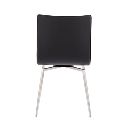 Mason - Contemporary Upholstered Chair (Set of 2) - Black