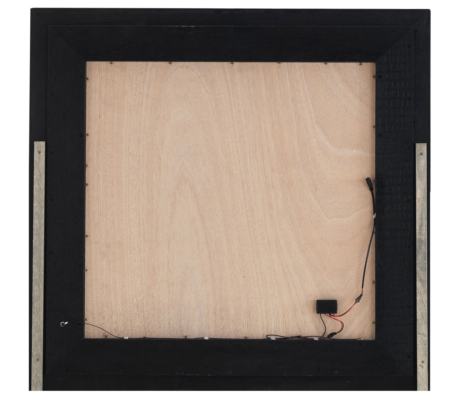 Elegant Transitional Mirror - Metallic Black
