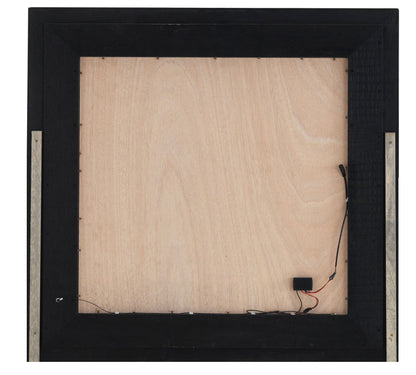 Elegant Transitional Mirror - Metallic Black