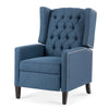 Manual Wing Chair Recliner - Blue