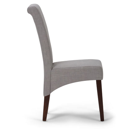 Avalon - Deluxe Parson Dining Chair (Set of 2) - Dove Gray