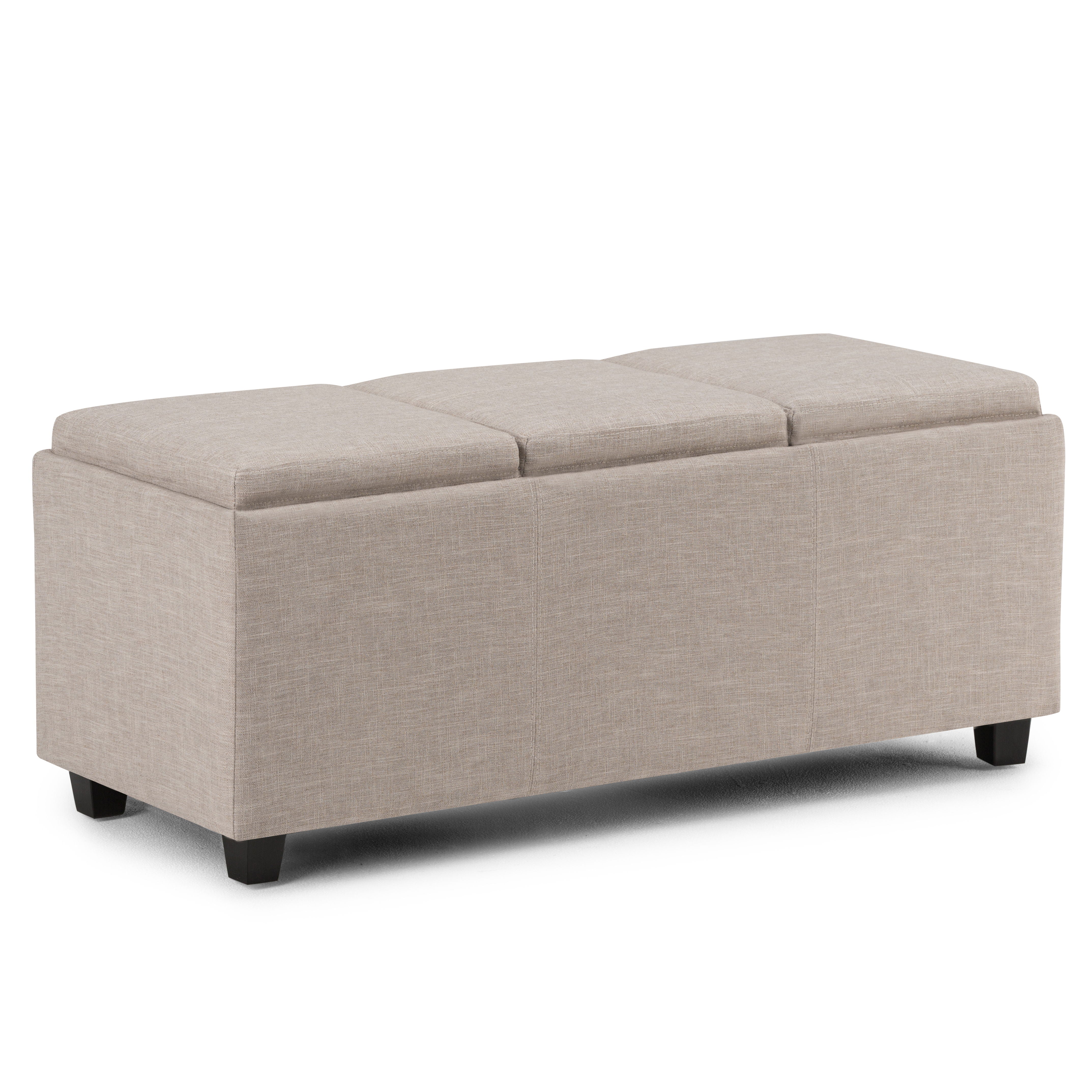 Avalon - Storage Ottoman - Natural