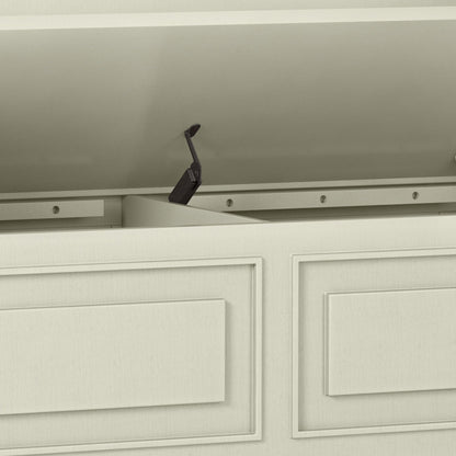 Connaught - Entryway Storage Bench - Antique White