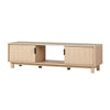 Modern Fluted Door Minimalist TV Stand For TVs Up To 65