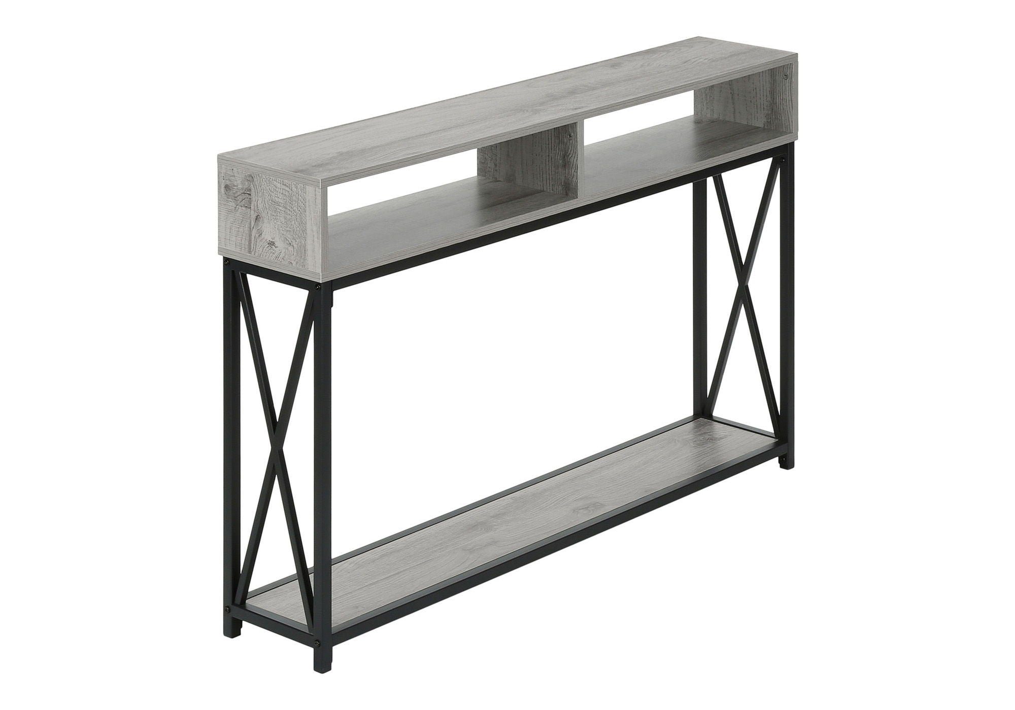 Accent Console Table For Entryway, Modern - Gray