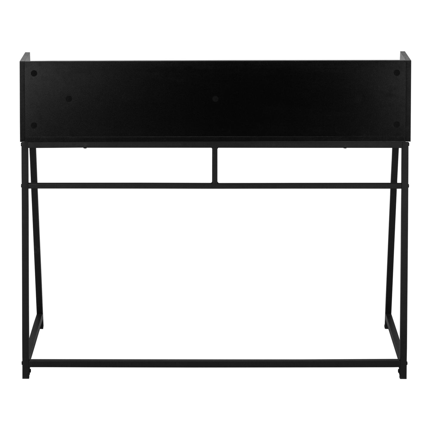 Computer Desk For Home Office, Laptop, Storage Shelves, Modern - Black