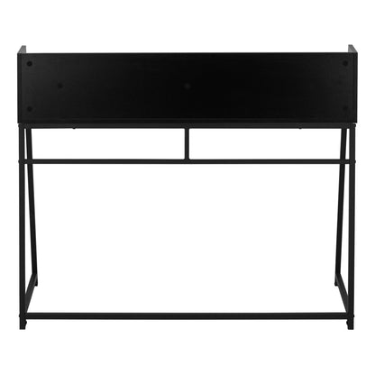 Computer Desk For Home Office, Laptop, Storage Shelves, Modern - Black
