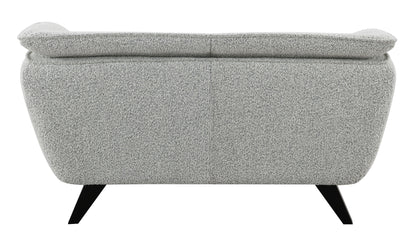 Nayeli - Boucle Loveseat - Light Gray