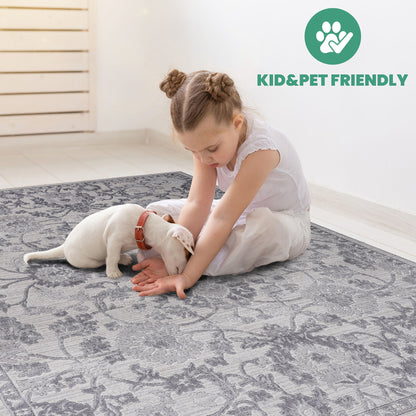 Marfi - 6' X 9' Abstract Area Rug - Ivory / Sand