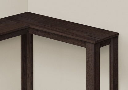 Corner Accent Console Table For Entryway, Contemporary & Modern - Espresso