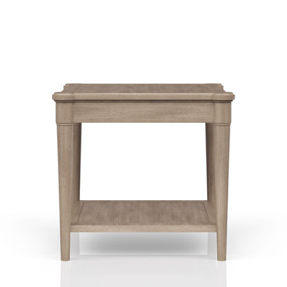 End Table With Storage Drawer - Sand