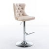 Swivel Velvet Barstools Adjusatble Seat Height From 25-33