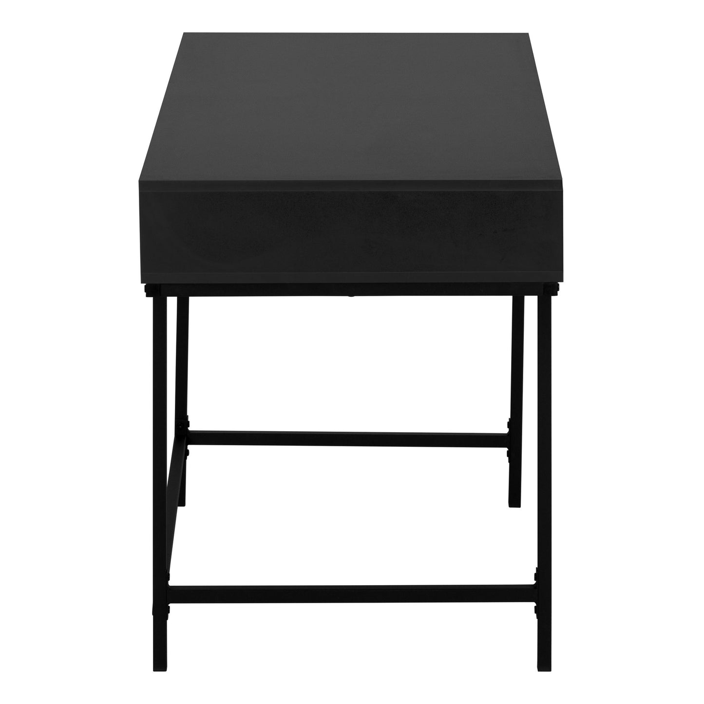 Computer Desk For Home Office, Laptop, Storage Drawers, Modern - Black
