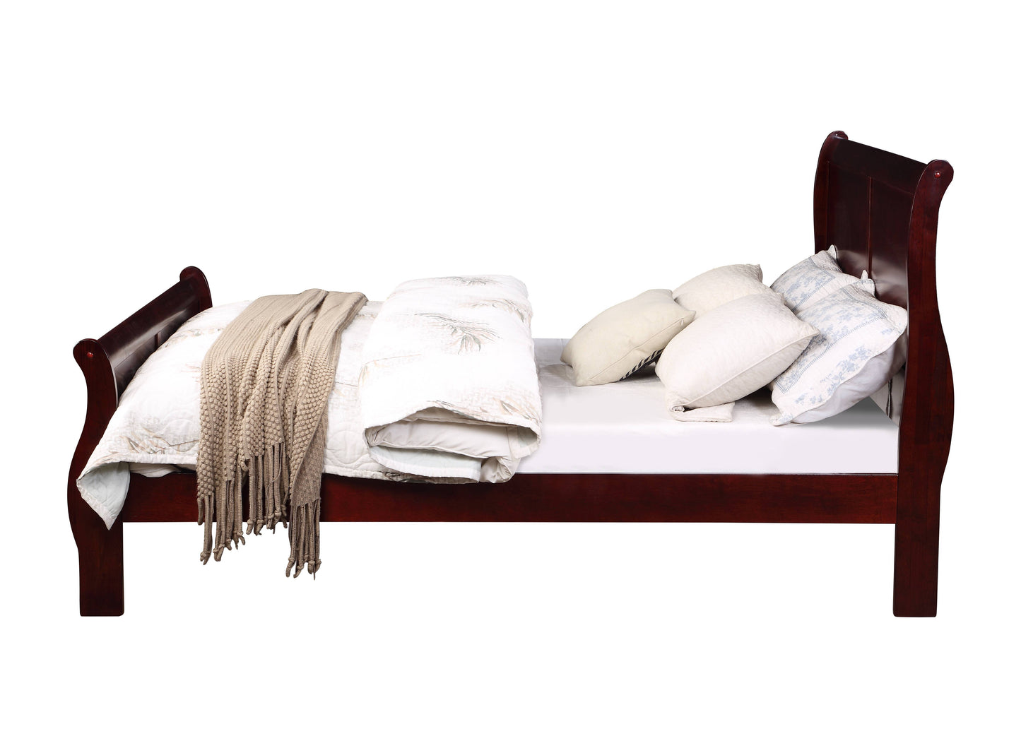Louis Philippe - Twin Bed - Cherry