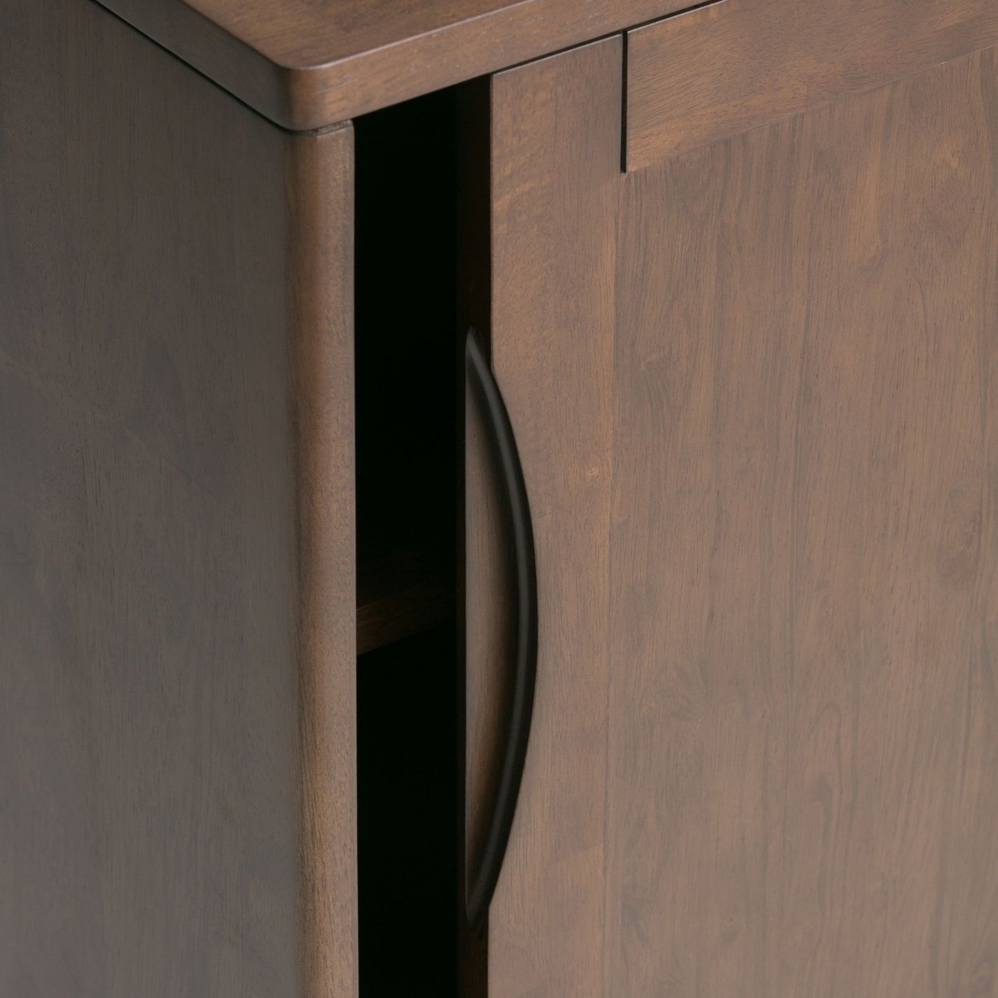 Harper - Low Storage Cabinet - Walnut Brown