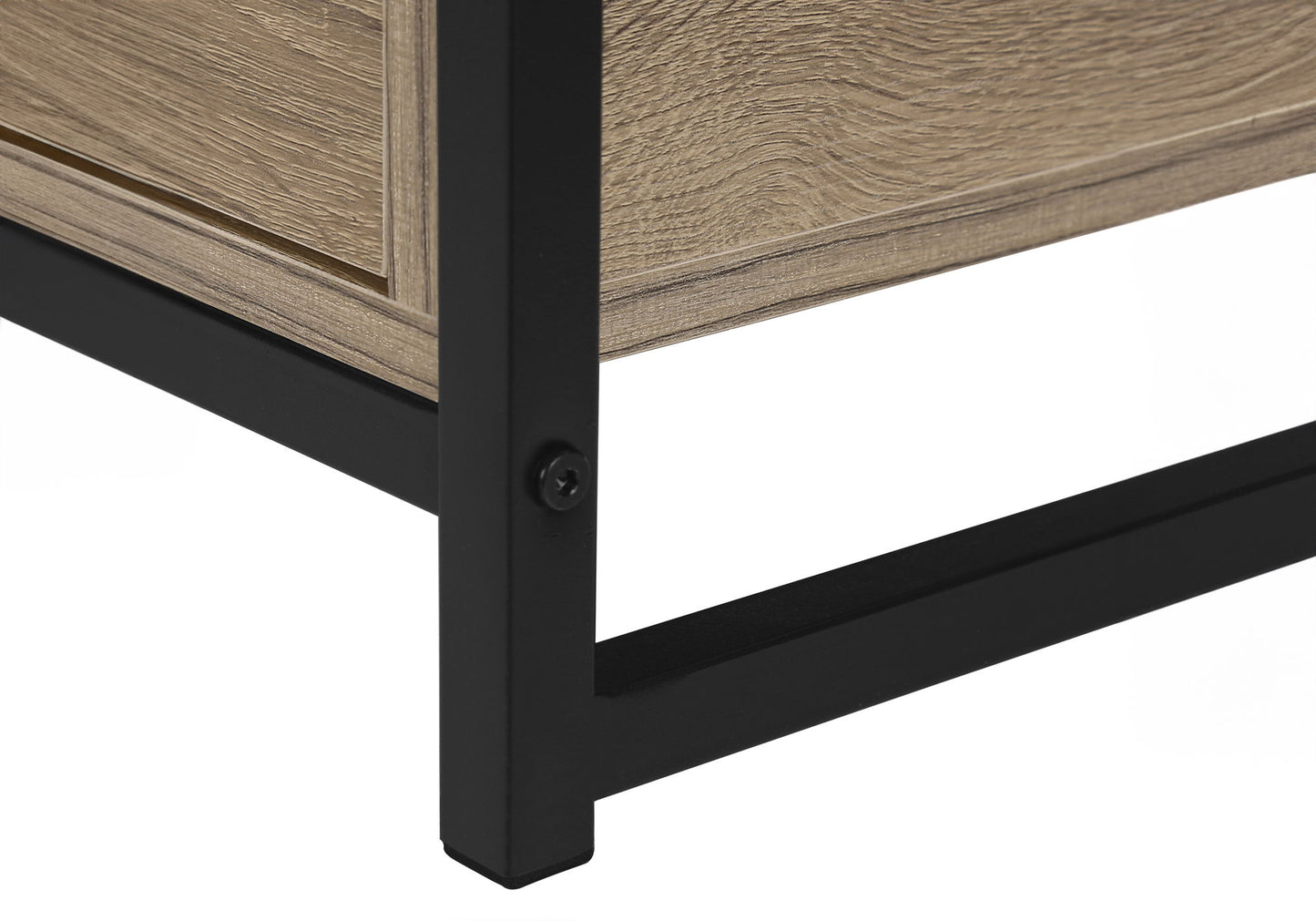 TV Stand, Console, Media Entertainment Center, Storage Drawers, Living Room, Bedroom, Contemporary, Modern - Taupe