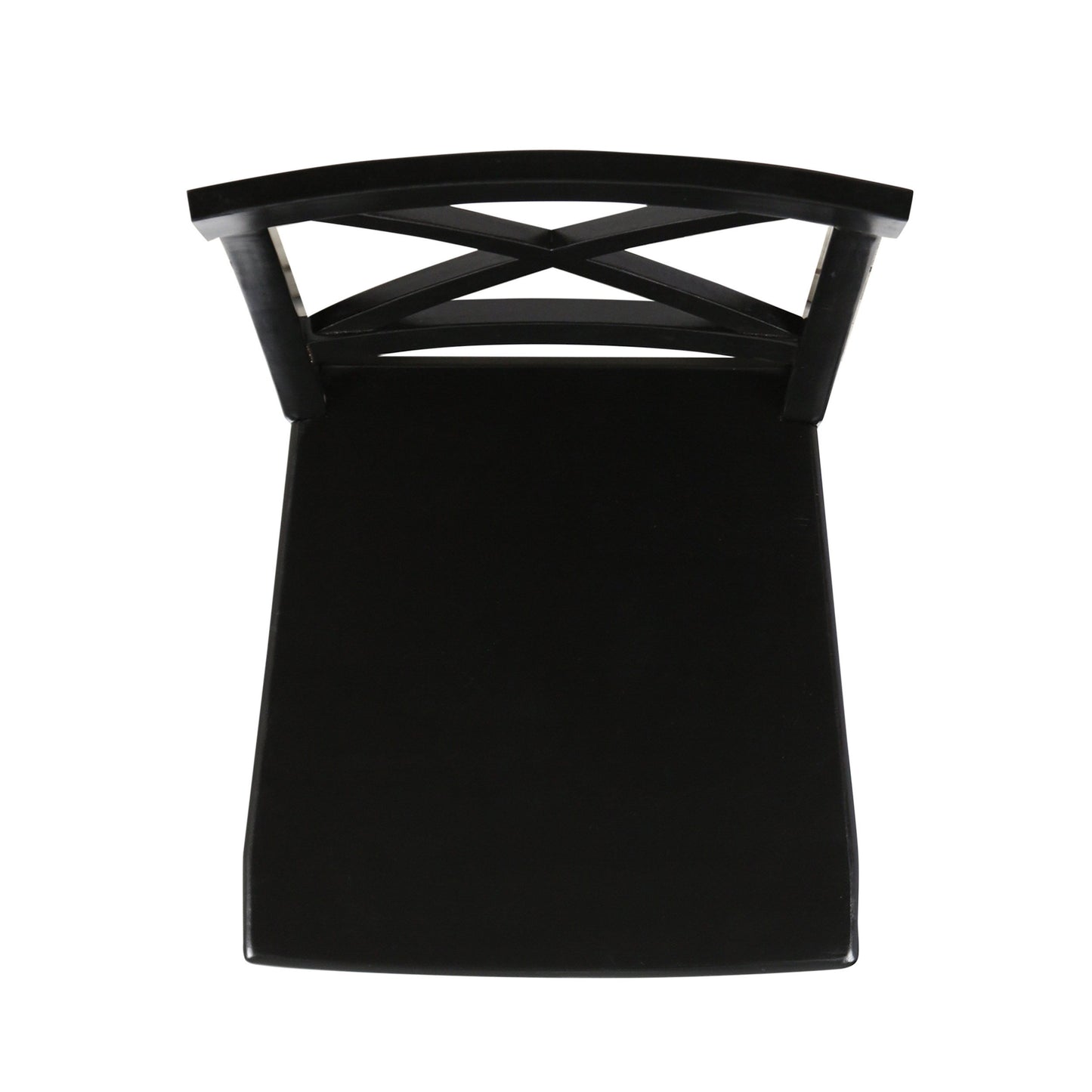 Plethora - Dining Chair With X Shaped Back (Set of 2) - Black