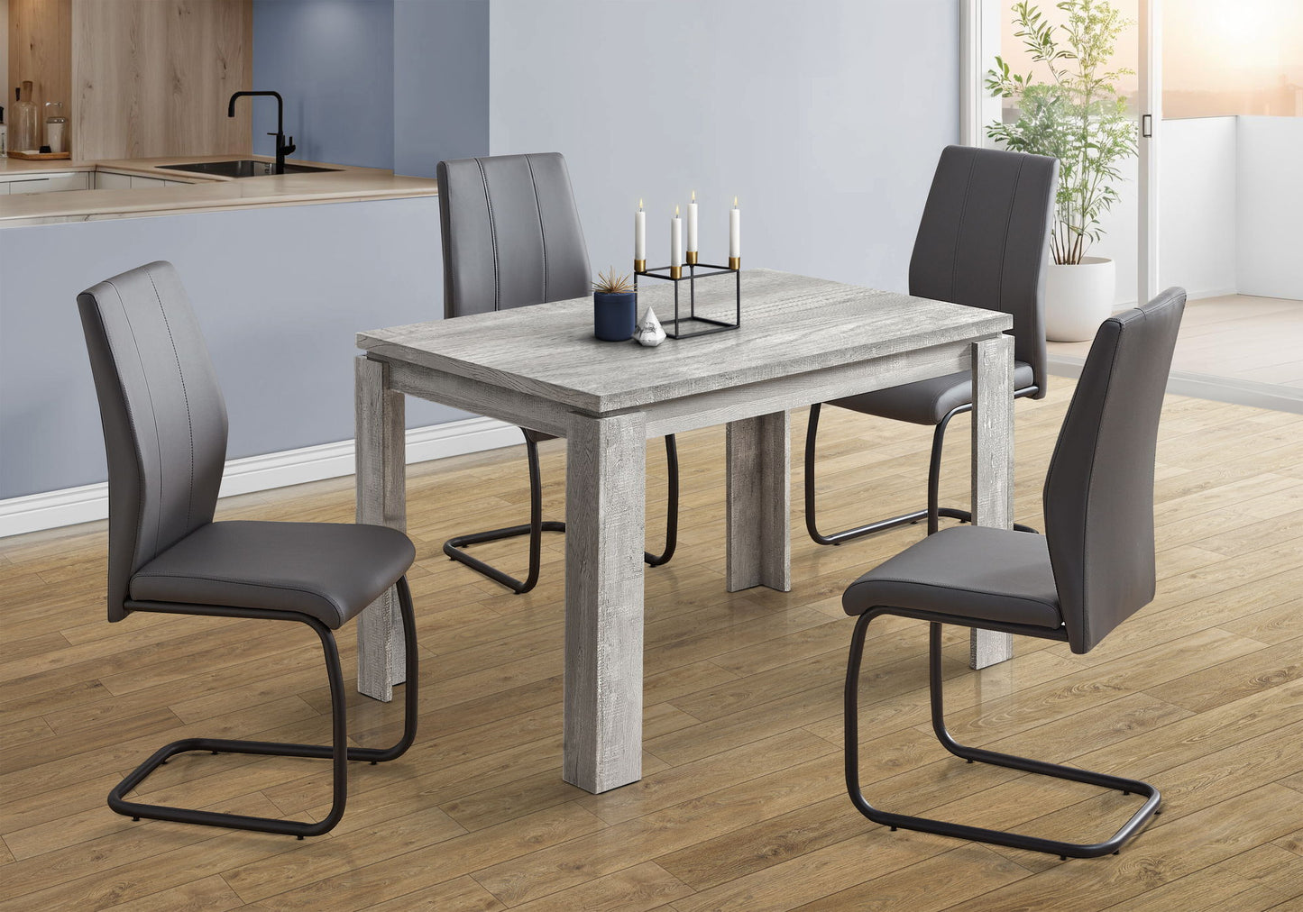 Rectangular Small Dining TableContemporary & Modern - Gray