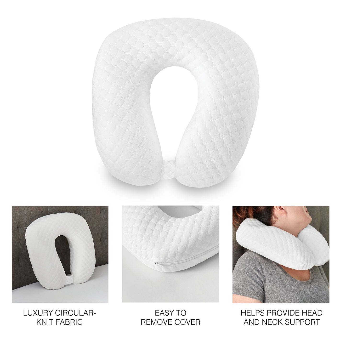 12 Piece Queen Size Premium Comfort Bedding Pack - White