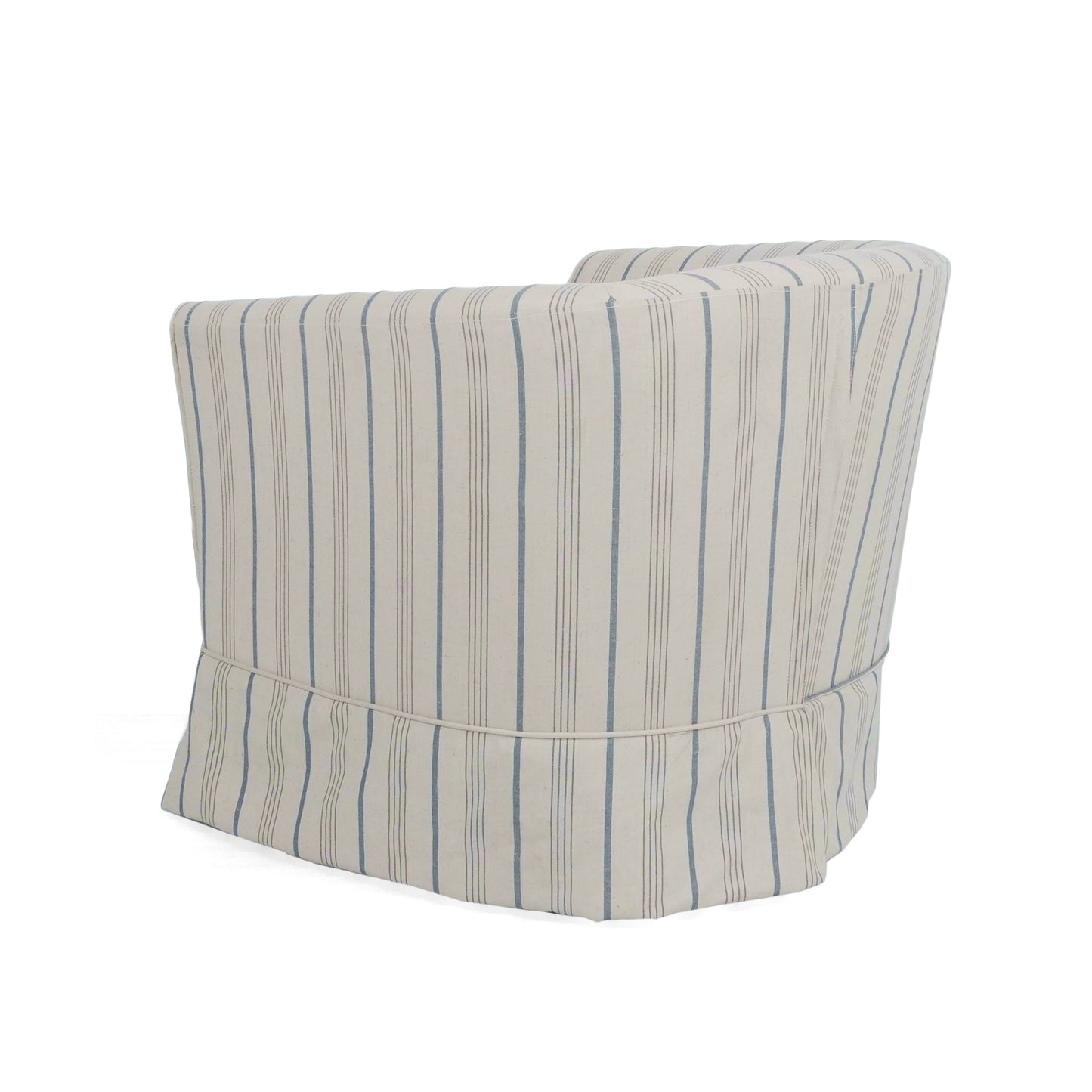 Zeniqua - Upholstered Swivel Chair With Loose Cover - Multi