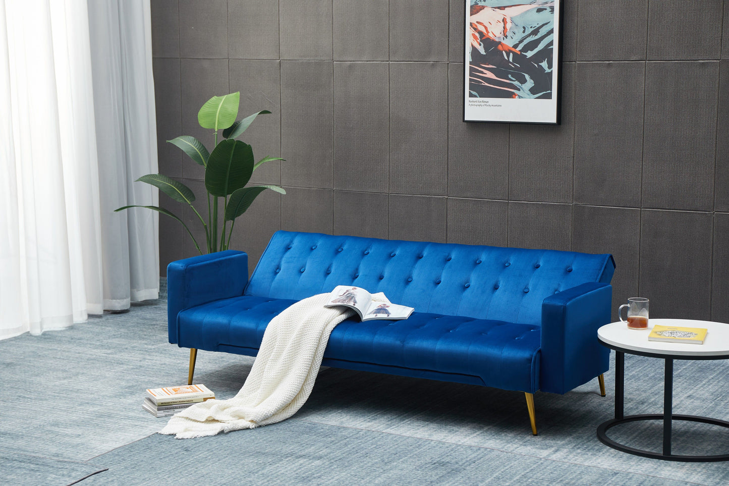 Sofa Bed - Dark Blue