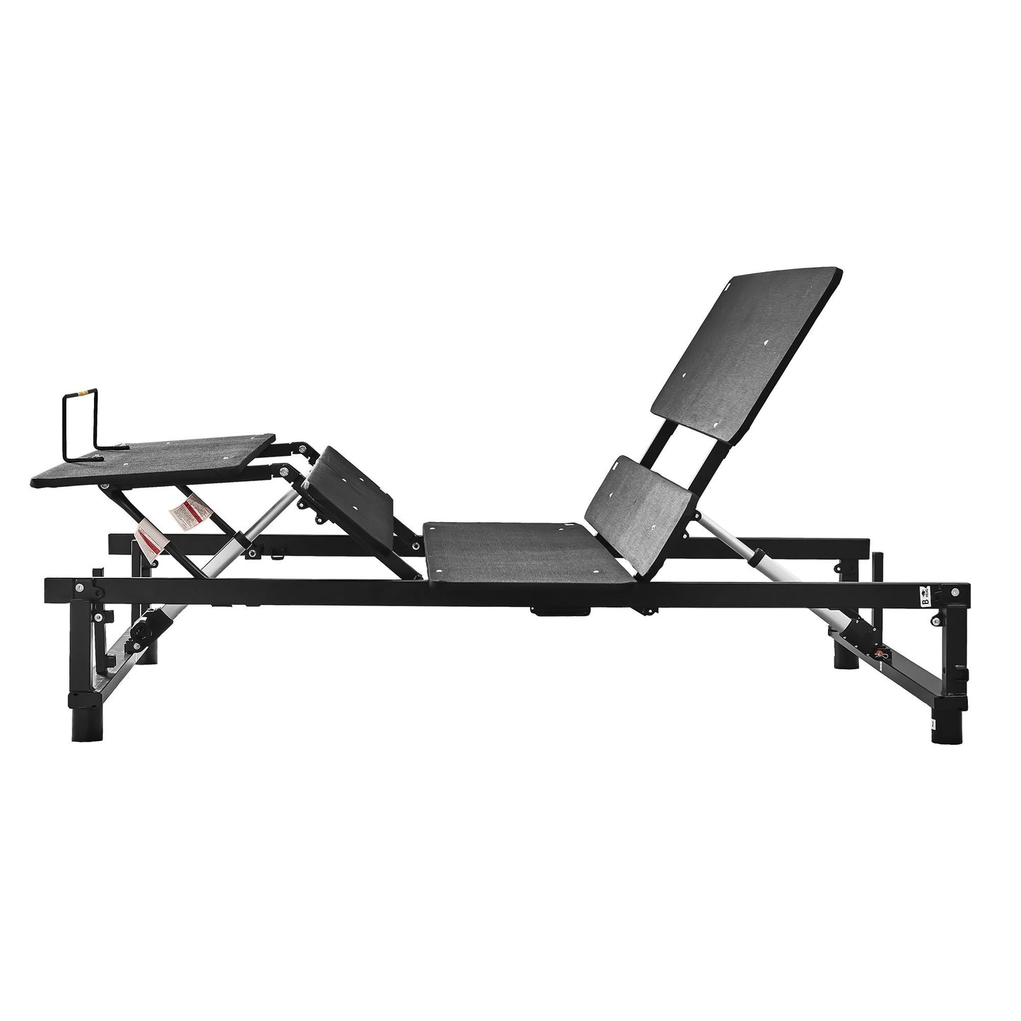 Adjustable Bed Base Frame Queen With Head And Foot Incline And Wireless Remote - Antique Black