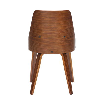 Anabelle - Mid-Century Modern Dining / Chair (Set of 2) - Walnut / Brown