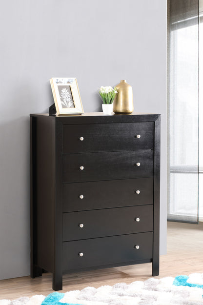 Modern Elegant Transitional Storage Chest - Black