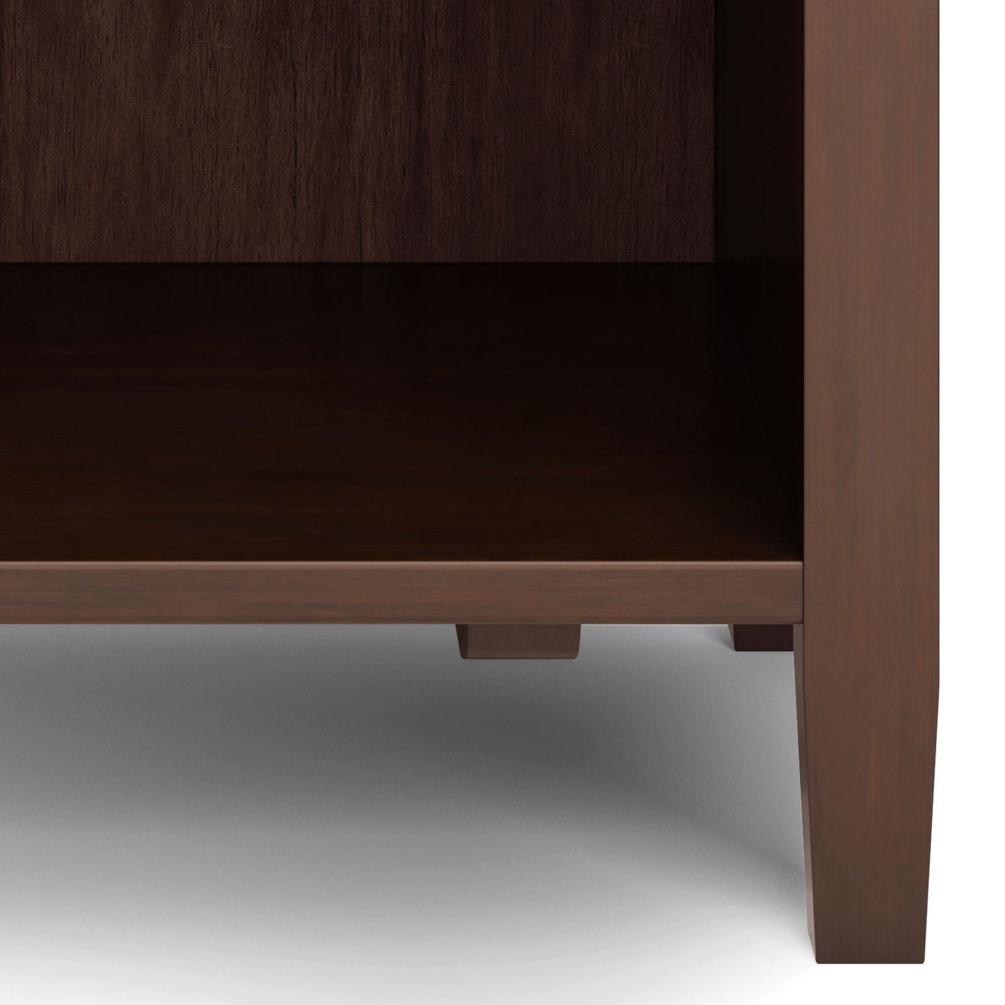 Warm Shaker - Bedside Table - Russet Brown