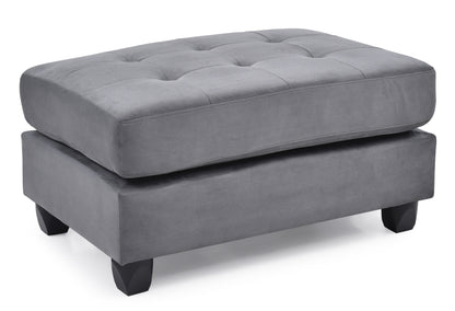 Stylish Contemporary Ottoman For Every Space - Gray