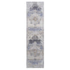 Payas - 2' X 8' Medallion Runner Rug - Cream / Gold