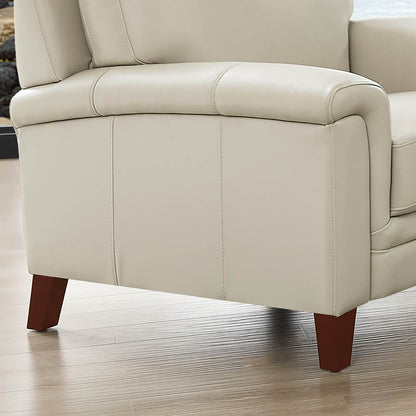 Westcott - Leather Chair - Beige