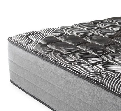 Pure Ice - 14" Full Lux Firm Quilted Mattress - Black