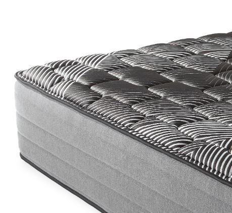 Pure Ice - 14" Twin Long Lux Firm Quilted Mattress - Black