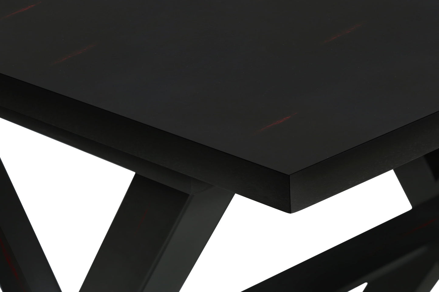 Accent End Table, Square, Transitional - Black