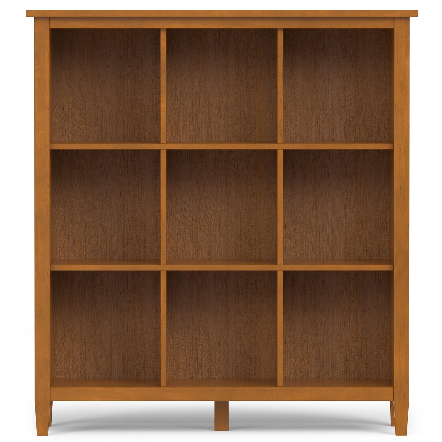 Warm Shaker - 9 Cube Storage - Brown