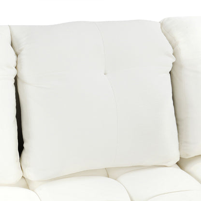 Oversized U - Shaped Sofa Versatile Sectional Sofa Pull Out Sofa Bed With Double Storage Chaise Lounges And 2 USB Ports For Living Room - Beige