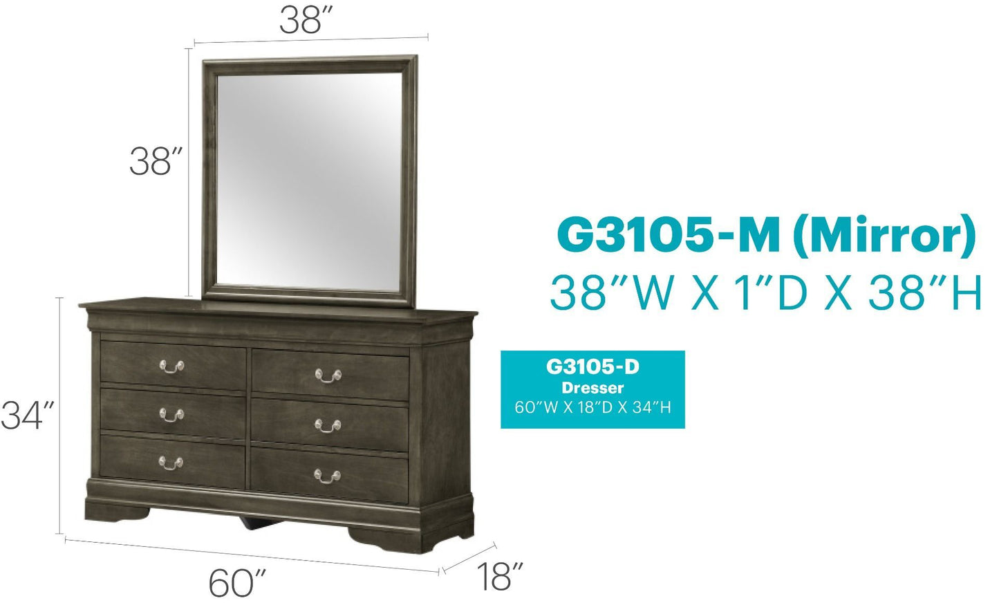 Mirror - Gray