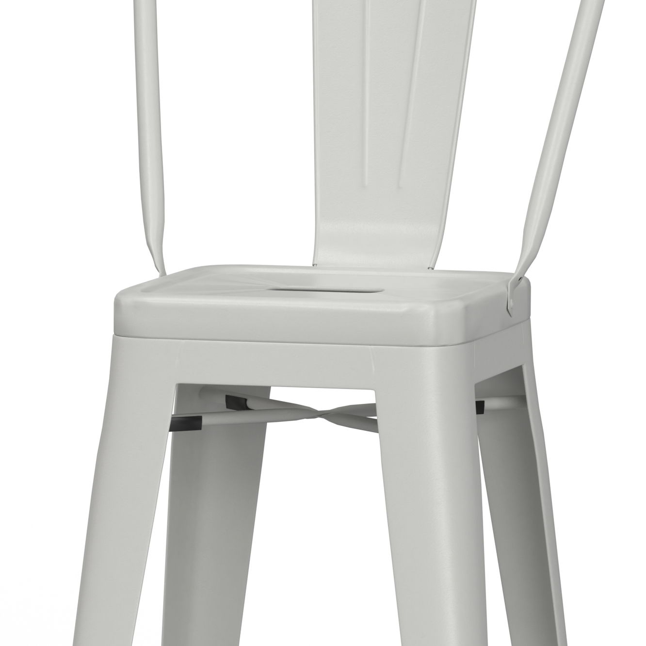 Fletcher - Metal Counter Height Stool (Set of 2) - White