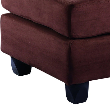 Chic Lounge Ottoman - Chocolate
