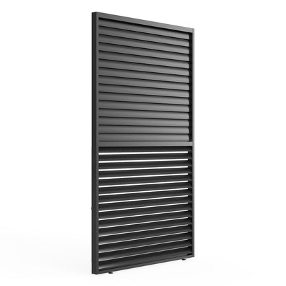 Louver Grille 1 / 3 13Ft Frame & Louvers - Black